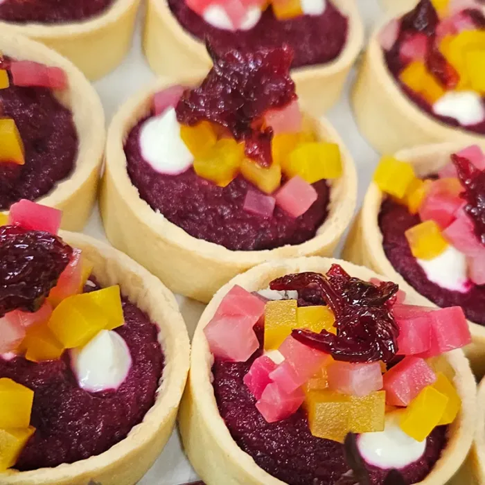 Beetroot & Native Rosella Tart