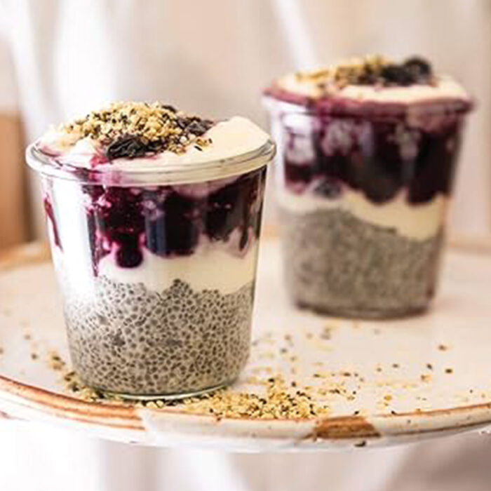 Vegan Chia Coconut Yogurt Pot